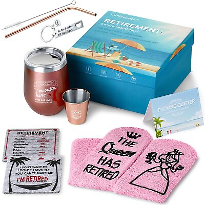 #ad #ad Retirement Gifts for Women 2023 Funny Retirement Gift Set Humorous Retire... $38.25