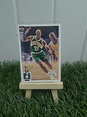 #ad Byron Houston 1994 95 Upper Deck #321 Collect#x27;s Choice Seattle SUPERSONICS $3.00