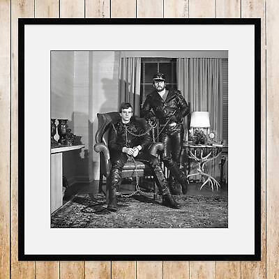 #ad Print of Brian Ridley and Lyle Heeter by Robert Mapplethorpe Gallery Framed $77.81
