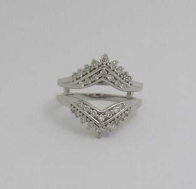 #ad 1.50CT Round Cut Lab Created Enhancer Women#x27;s Diamond Ring 14K White Gold Plated $111.99