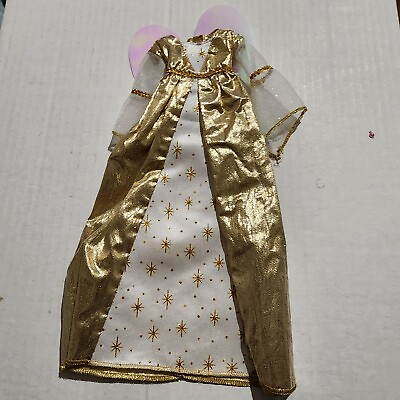 #ad Barbie Doll Clothes Gold Dress C $6.77