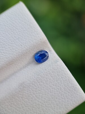 #ad Blue Sapphire Gemstone Natural Oval Shape Loose Faceted Certified $47.00