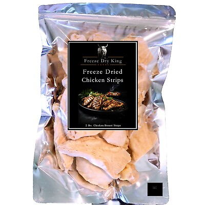 #ad Freeze Dried Meat Chicken Breast 2lbs. Emergency Food Survival Prepper Camping $38.00