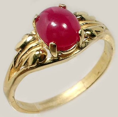 #ad Ruby Gold Ring 2¾ct Antique 18thC Ancient Hindu Warrior Ratnaraj King of Gem 14k $1459.99