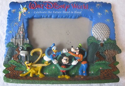 #ad Walt Disney World Frame 2000 For a 3.5X5#x27;#x27; Photo Mickey Pluto Donald Duck Goofy $7.69