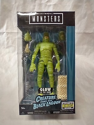 #ad Jada Toys Glow In the Dark Creature From the Black 6quot; Lagoon Action Figure $25.36