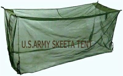#ad U S Army Skeeta Tent Black Bag $25.00