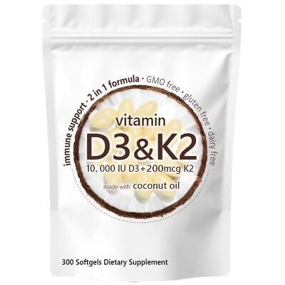#ad Vitamin D3 K2 Supplement Softgels $29.99