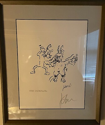 #ad Jerry Garcia “Dog Beating Pan” 1st Edition #50 500 Hand Signed By Jerry w COA $1750.00