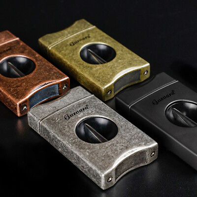 #ad Cigar Cutter Stainless Steel V Cut Cigar Cutter with Attractive Gift Box Luxury $23.99