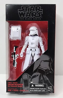 #ad Star Wars The Black Series First Order Snowtrooper #12 6quot; Action Figure $18.77