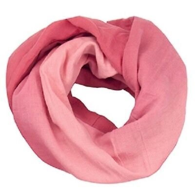 #ad New LOOP DEE Yarrow Ombre NURSING INFINITY SCARF Super Comfy Pink Feeding Cover $14.39