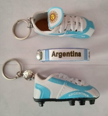 #ad #ad 3 ARGENTINA gift items: 2 ARGENTINA Soccer keychain 1ARGENTINA Bracelet $22.50 $22.50