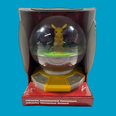 #ad Pokemon Illuminated Terrarium Collection Pikachu 2021 NEW RARE LIGHT $12.00