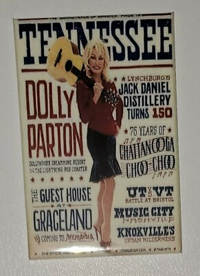 #ad Dolly Parton Tennessee Poster Refrigerator Magnet 2quot; X 3quot; $6.77