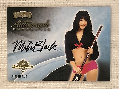#ad 2014 Bench Warmer Hockey Miki Black Autograph Card #45 Benchwarmer $5.95