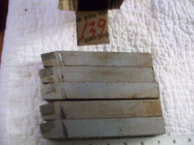 #ad 5 TCTCO 25 New Old St Carbide Tipped Cutting tools 7quot; Long 1 quot; X 1 quot; TC 209 44A $29.99