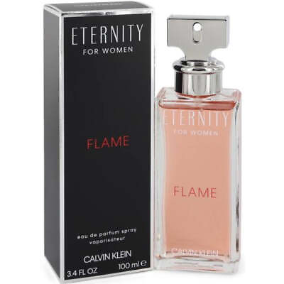 #ad ETERNITY FLAME by Calvin Klein 3.3 3.4 oz EDP Perfume For Women New in Box $23.21