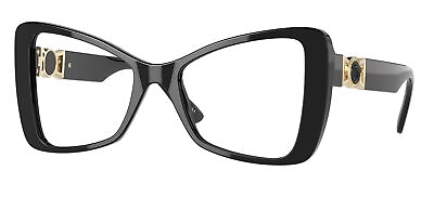 #ad Versace VE 3312 BLACK 53 19 145 women Eyewear Frame $181.00