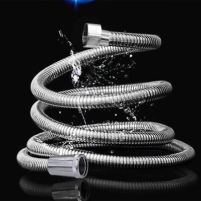#ad 10FT Shower Hose Extra Long Handheld Stainless Steel Flexible Pipe Bathroom Part $9.99