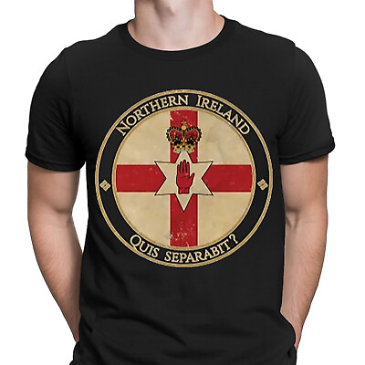 #ad Northern Ireland Flag Irish Europe Vintage Pride Retro Mens T Shirt Tee Top #DNE GBP 9.99