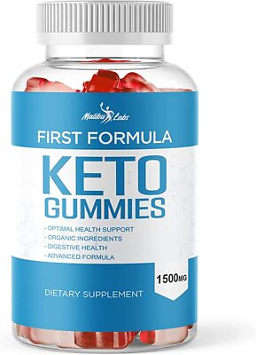 #ad #ad First Formula Keto ACV Gummies for Weight Loss 1500mg 1 Pack $24.72