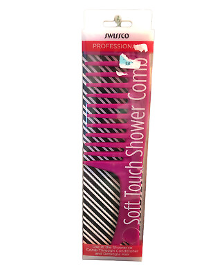 #ad Swissco Soft Touch Shower Comb Purple $13.29