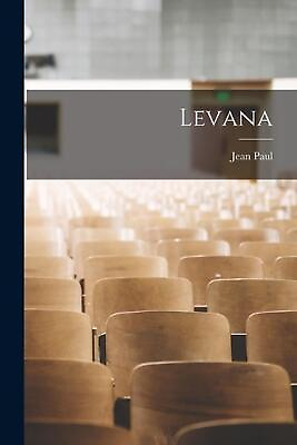 #ad Levana by Jean Paul English Paperback Book $36.86