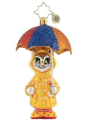 #ad Christopher Radko Raining Cats Ornament $30.00