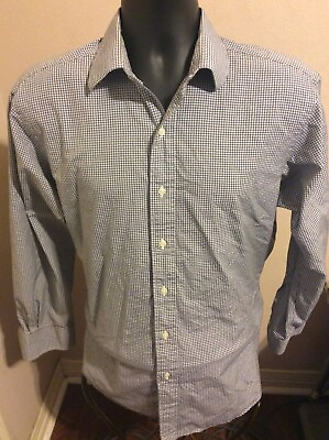 #ad Polo Ralph Lauren Mens Curham Classic Fit Dress Button Shirt Size 16 XL Gray $22.13