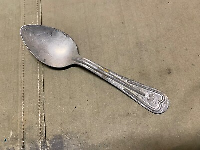 #ad ORIGINAL WWI WWII US ARMY M1910 MESS KIT SPOON UTENSIL DATED 1917 $27.96