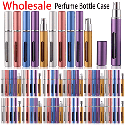 #ad Wholesale Mini Refillable Portable Perfume Atomizer Bottle Spray Pump Case 5ml $6.99