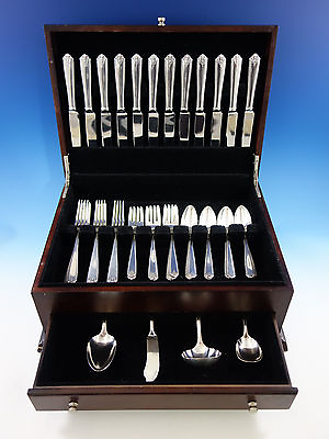 #ad Lady Hilton by Westmorland Sterling Silver Flatware Set For 12 Service 52 Pieces $2808.00