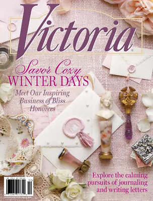 #ad #ad Victoria Magazine January February 2024 Savor Cozy Winter Days $15.14
