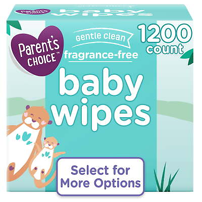 #ad Fragrance Free Baby Wipes 1200 Count Select for More Options $21.40
