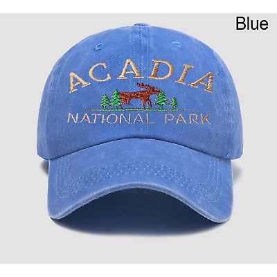 #ad Acadia National Park Embroidered Hat Funny Baseball Cap Trucker Hat Gift Idea $17.99