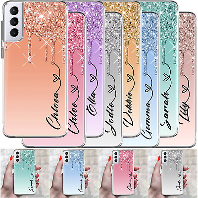 #ad Stylish Personalised Name Case For Samsung Galaxy A12 A03S A52S A53 Phone Cover $7.58