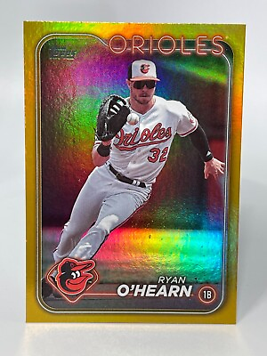 #ad 2024 Topps Series 1 RYAN O#x27;HEARN Baltimore Orioles #335 Gold Foil QTY $1.89