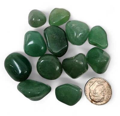 #ad Aventurine Green Crystal Polished Stones Brazil 47.8 grams $4.99