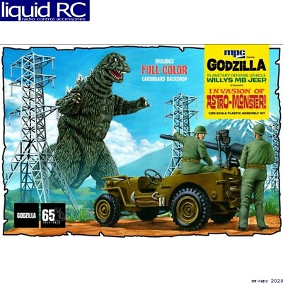 #ad MPC 882 1 25 Godzilla Army J33P Model Kit $32.27