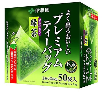 #ad Itoen Ryokucha Green Tea Matcha Blend Premium Bag Ocha Pack of 50 Fresh One $23.15
