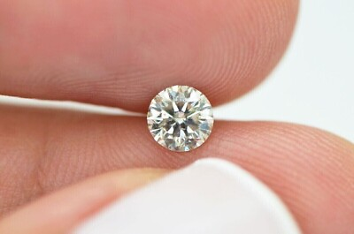#ad 0.50 CT Natural White Diamond 5.25 mm 1 Pcs Round Cut VVS1 D Grade Certified H2 $19.99