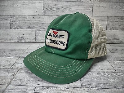 #ad AMF Tuboscope K Products Snapback Cap Vintage Farmer Tractor Green $11.18