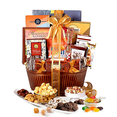 #ad #ad Chocolate Food Gift Basket Snack Gifts for Women Men Families College Apprec $71.30