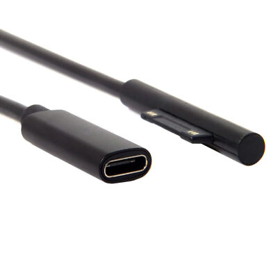 #ad DC15V Type C USB C Female PD to Surface Pro3 4 Pro5 Pro6 Book Pro Charge Cable $8.99