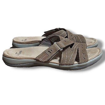 #ad Earth Origins Sandals Womens Size 8.5 Savoy Shantel Sedona Brown Sepia Slides $19.98
