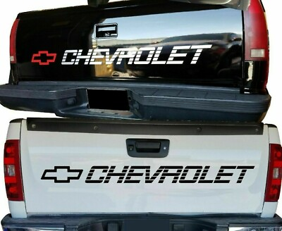 #ad CHEVY Decals CHEVROLET Vinyl Sticker Silverado 1500 Bed Tailgate Letters 454 SS $16.90