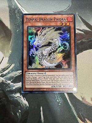 #ad Yugioh Tenpai Dragon Paidra Super Rare LEDE $21.99