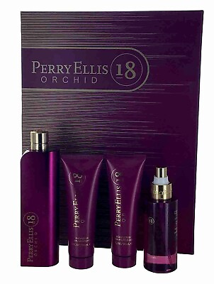 #ad 18 ORCHID GIFT SET PERRY ELLIS for Women $49.95