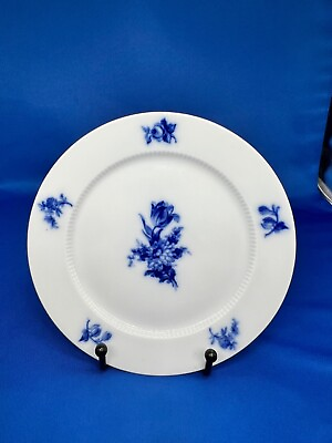 #ad Upsala Ekeby Sweden Flo Blue Style Floral 7quot; Plate $10.00
